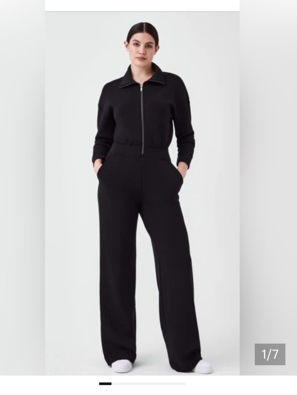 NWT SPANX air essentials wide leg jumpsuit